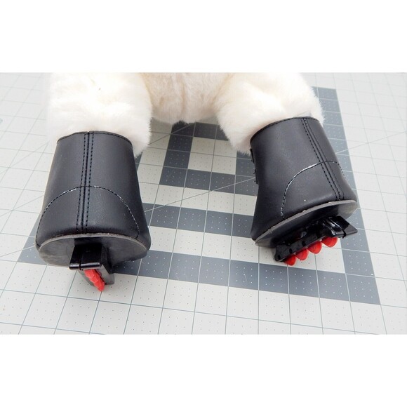 Teddy Mountain Accessories Black Roller Skates In-Line Shoes Red Wheels - Picture 8 of 11